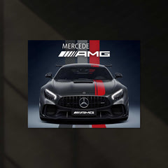 Mercedes-AMG GT Black Series LED Neon Metal Frame | High-Performance Sports Car Wall Light | Premium LED Metal Artwork