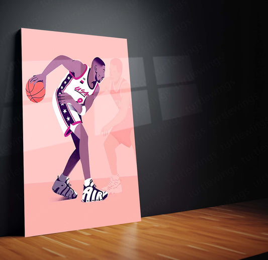 Sport Metal Poster | Michael Jordan Metal Poster – The Ultimate Tribute to a Basketball Legend