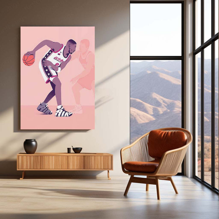 Sport Metal Poster | Michael Jordan Metal Poster – The Ultimate Tribute to a Basketball Legend
