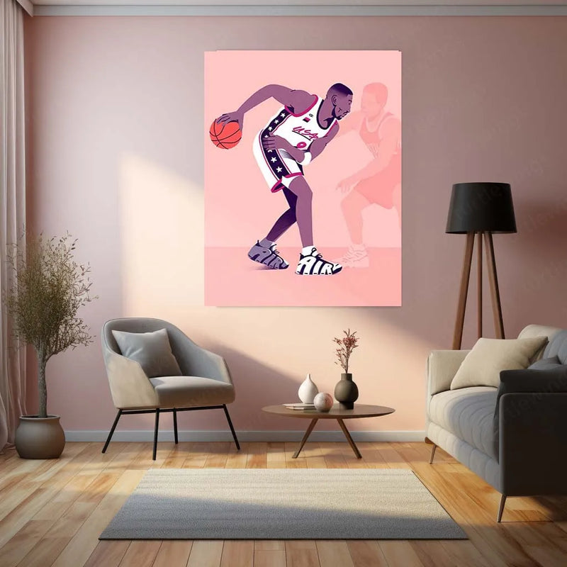 Sport Metal Poster | Michael Jordan Metal Poster – The Ultimate Tribute to a Basketball Legend - TURTLEWINGS 