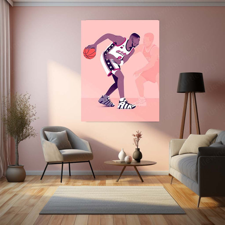 Sport Metal Poster | Michael Jordan Metal Poster – The Ultimate Tribute to a Basketball Legend