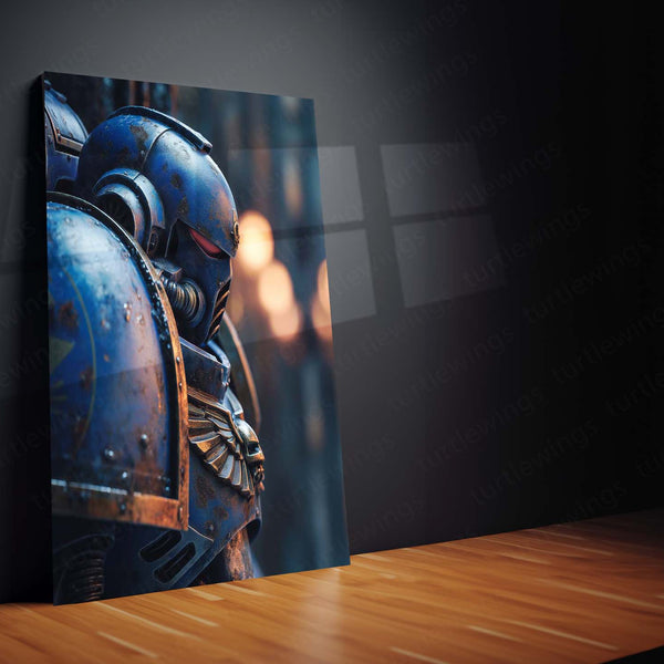 Warhammer 40k  | Epic Battle Scene Metal Poster | HD Metal Wall Frame for Gamers & Collectors 03