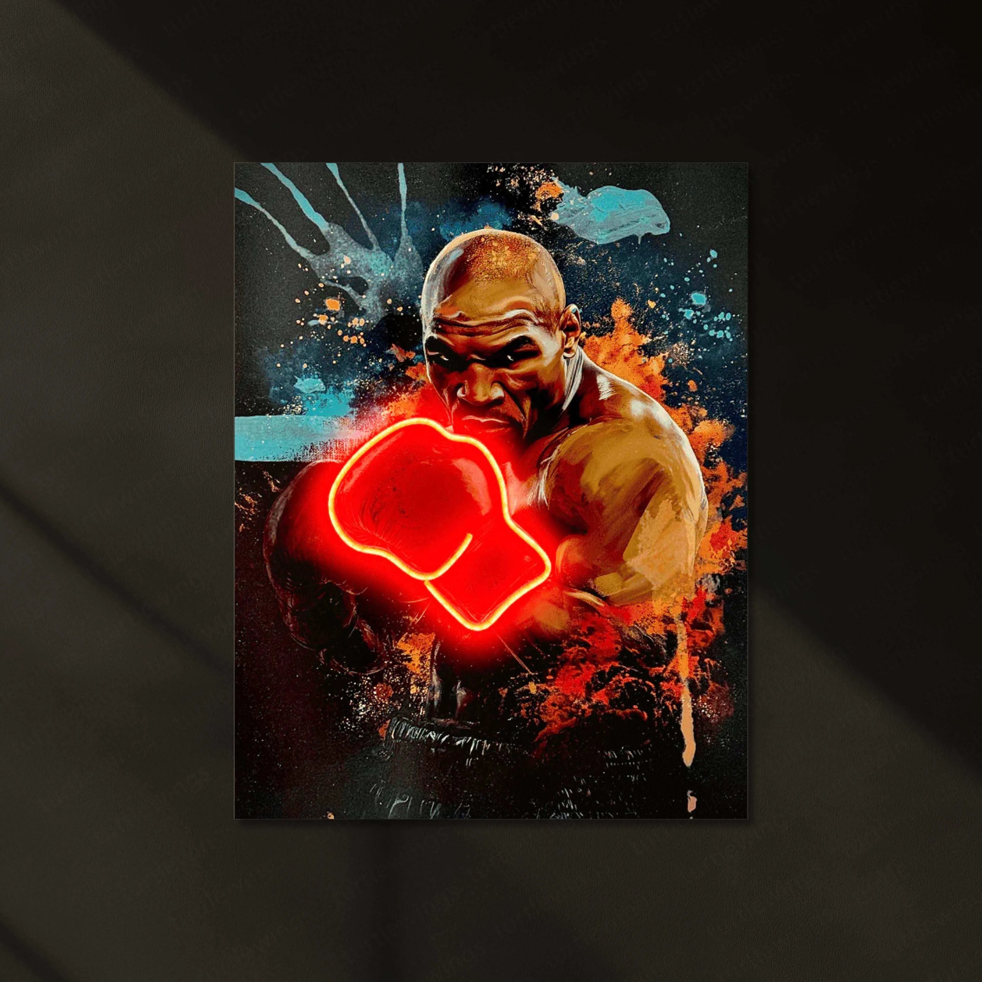 Mike Neon Mike Tyson Neon LED Metal Poster – TURTLEWINGS