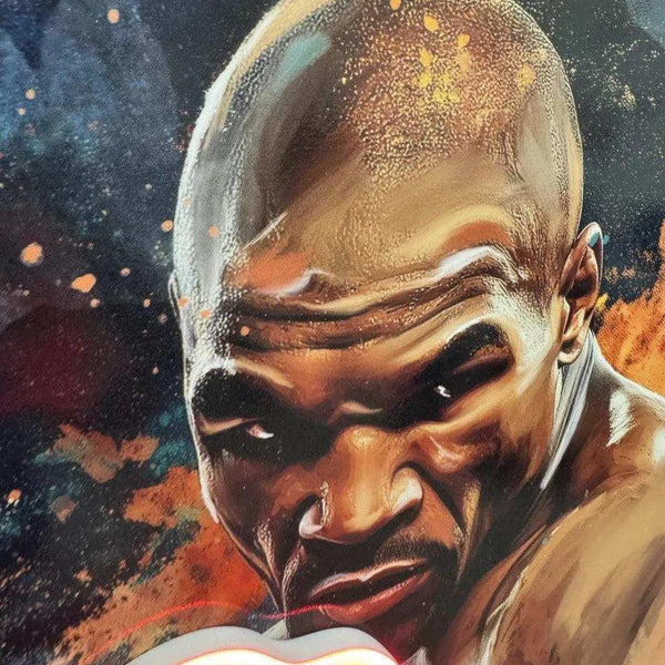 Mike Tyson Neon LED Metal Poster - TURTLEWINGS 