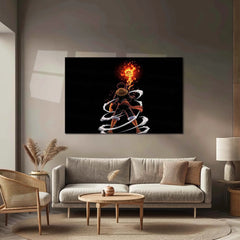 Anime Metal Poster | Monkey D. Luffy – King of the Seas | One Piece Anime Metal Frame | Future Pirate King Wall Art - TURTLEWINGS 