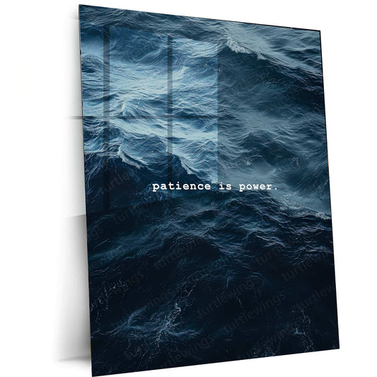 Dark Surface of the Ocean – Mysterious Depths Artwork - TURTLEWINGS 