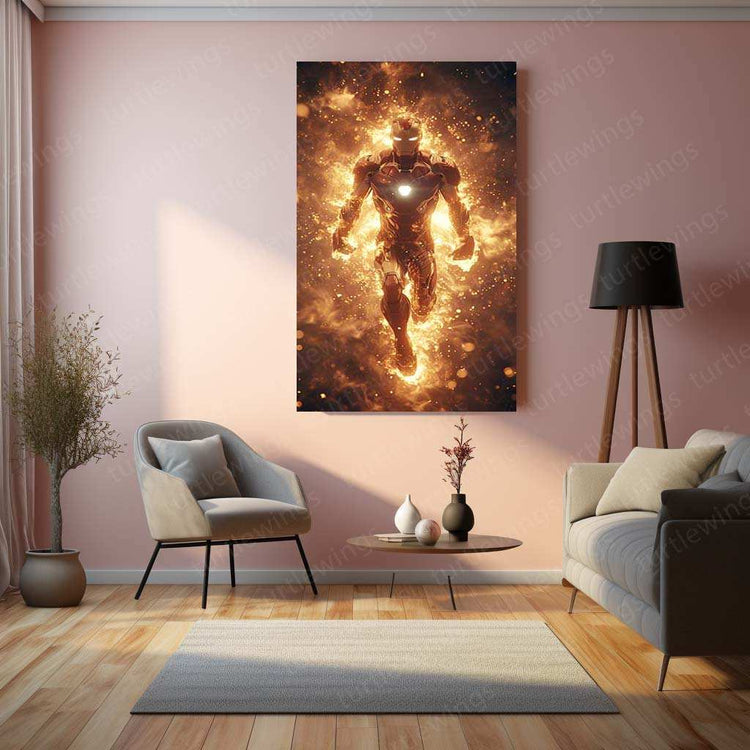 Iron Man Metal Poster - TURTLEWINGS 