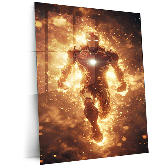 Iron Man Metal Poster - TURTLEWINGS 
