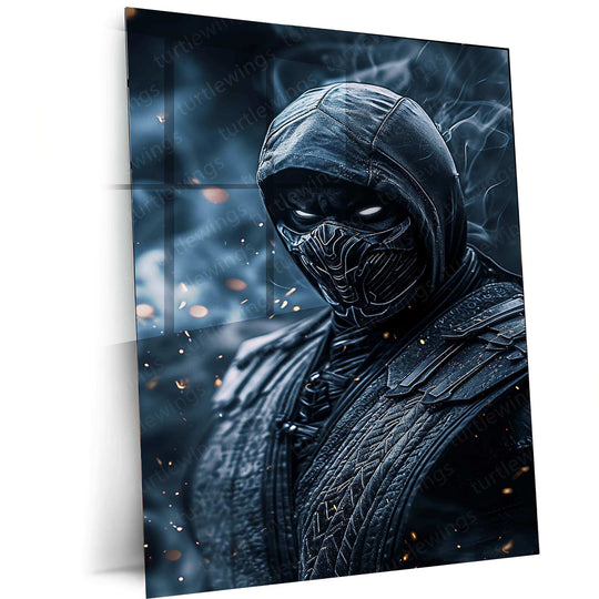 Noob Saibot – Full-Body Mortal Kombat Metal Poster by Mundex - TURTLEWINGS 