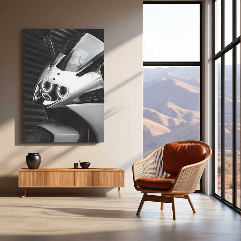 KTM RC 390 Neon LED Metal Frame | Orange Fury Meets Street Glow | Ready to Race Wall Art