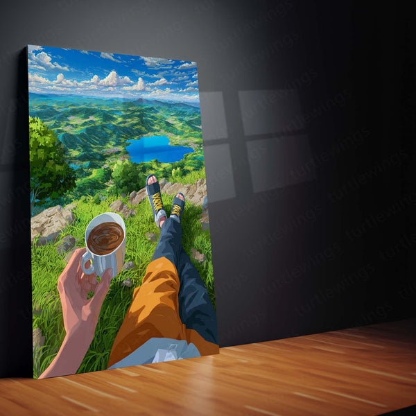 Anime Metal Poster | Naruto Aesthetic Art Metal Poster | Anime Wall Frame | Shinobi Dreamscape