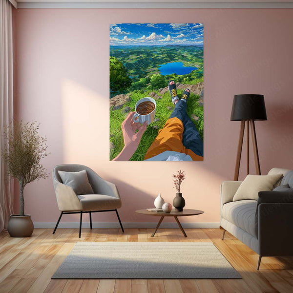 Anime Metal Poster | Naruto Aesthetic Art Metal Poster | Anime Wall Frame | Shinobi Dreamscape