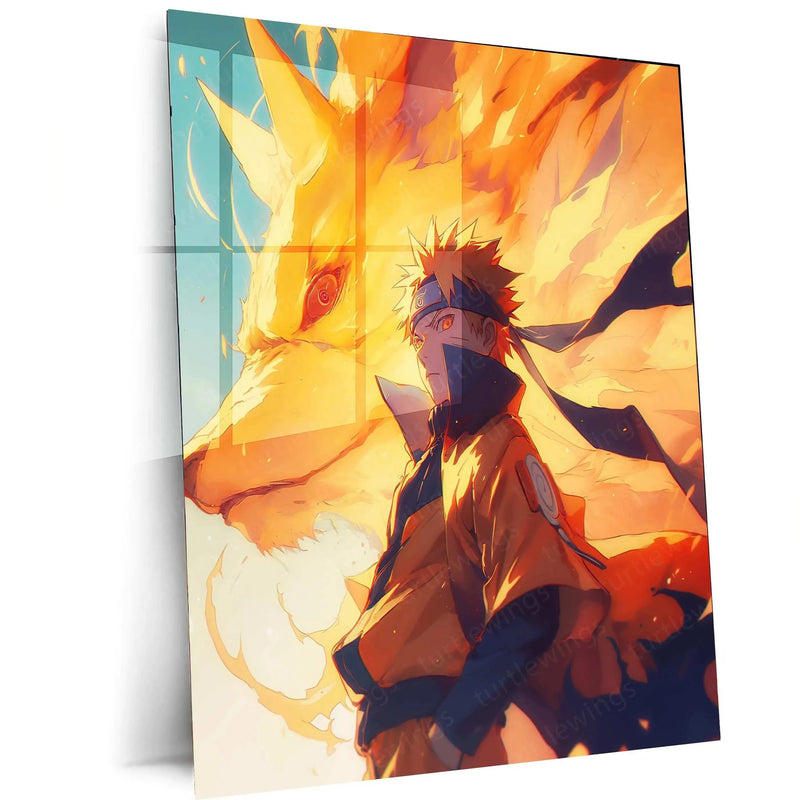 Naruto Uzumaki – Naruto Shippuden Metal Poster – TURTLEWINGS