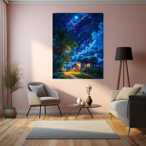 Nature Metal Poster | Scenic Landscape & Wildlife Art - TURTLEWINGS 
