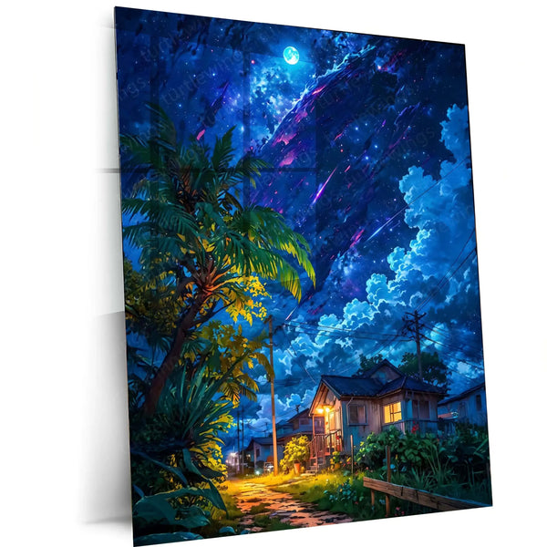 Nature Metal Poster | Scenic Landscape & Wildlife Art - TURTLEWINGS 