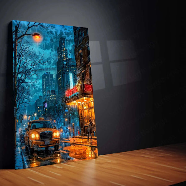 New York City Metal Poster | Iconic Skyline & Urban Wall Art - TURTLEWINGS 