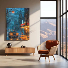 New York City Metal Poster | Iconic Skyline & Urban Wall Art - TURTLEWINGS 