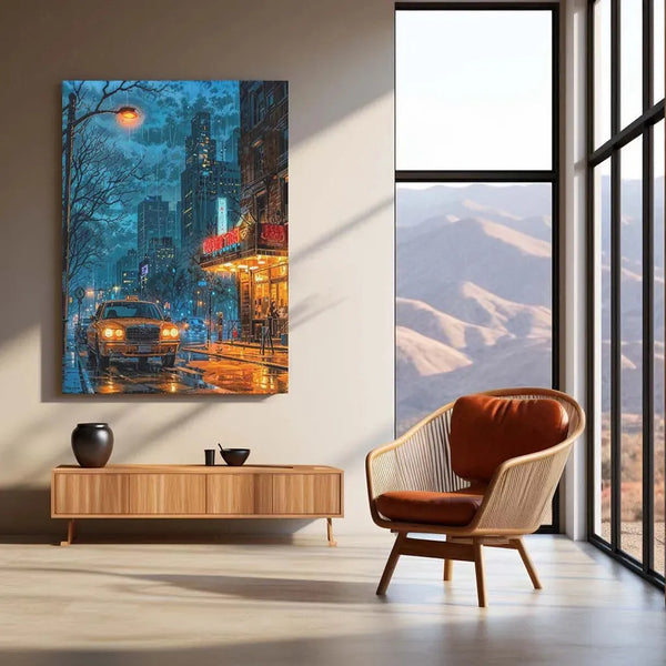New York City Metal Poster | Iconic Skyline & Urban Wall Art - TURTLEWINGS 