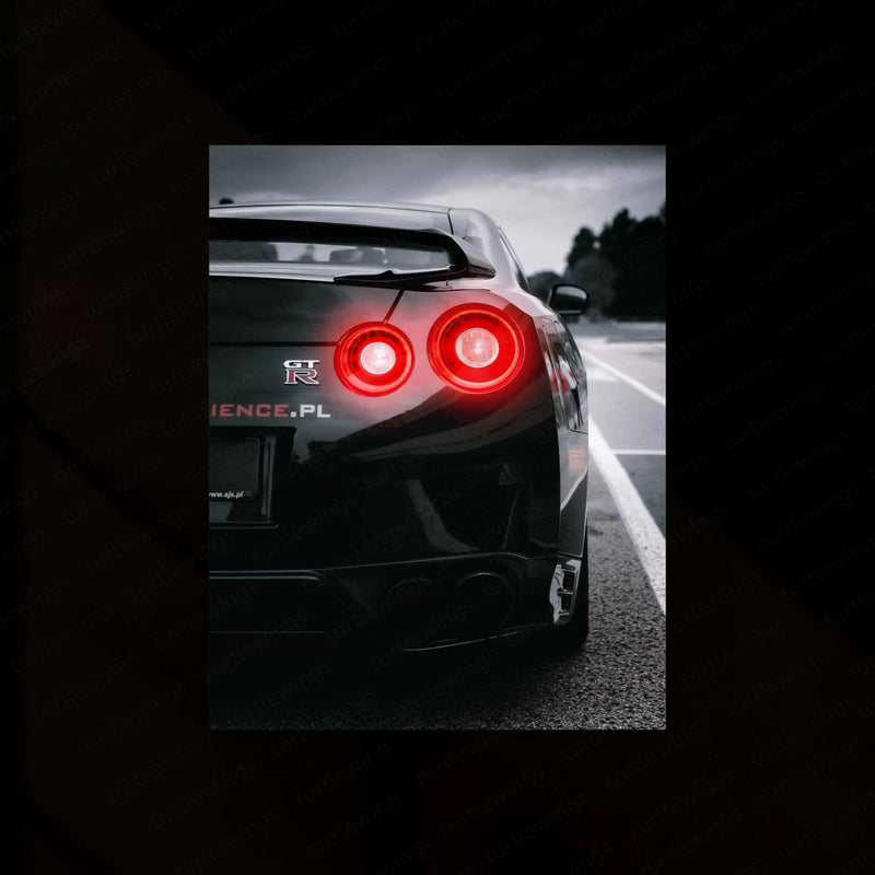 Nissan R35 GTR Neon LED Metal Frame â Ultimate Sports Car Wall Art 1 ...