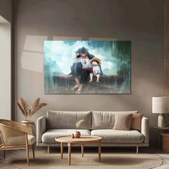 Anime Metal Poster | One Piece Luffy Metal Poster – Iconic Anime Wall Art