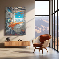 Outer Space Metal Poster | Cosmic Galaxy Wall Art - TURTLEWINGS 