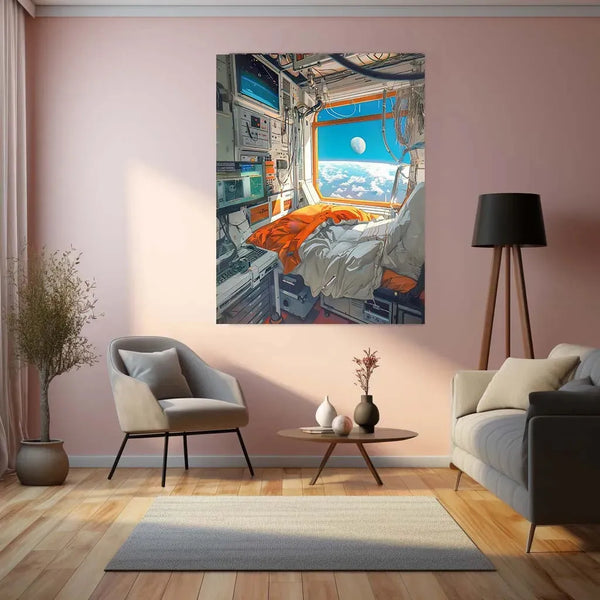 Outer Space Metal Poster | Cosmic Galaxy Wall Art - TURTLEWINGS 