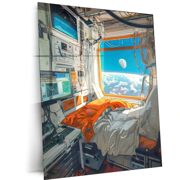 Outer Space Metal Poster | Cosmic Galaxy Wall Art - TURTLEWINGS 