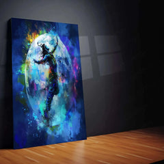 Lord Shiva Dancing on the Globe – Cosmic Energy Metal Poster - TURTLEWINGS 