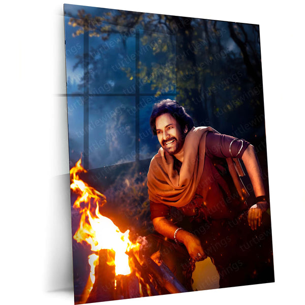 Pawan Kalyan Metal Frame | Telugu Superstar Wall Art 03 - TURTLEWINGS 