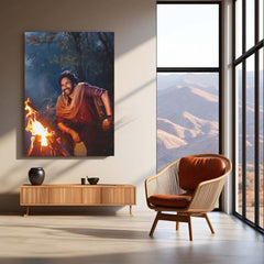 Pawan Kalyan Metal Frame | Telugu Superstar Wall Art 03 - TURTLEWINGS 
