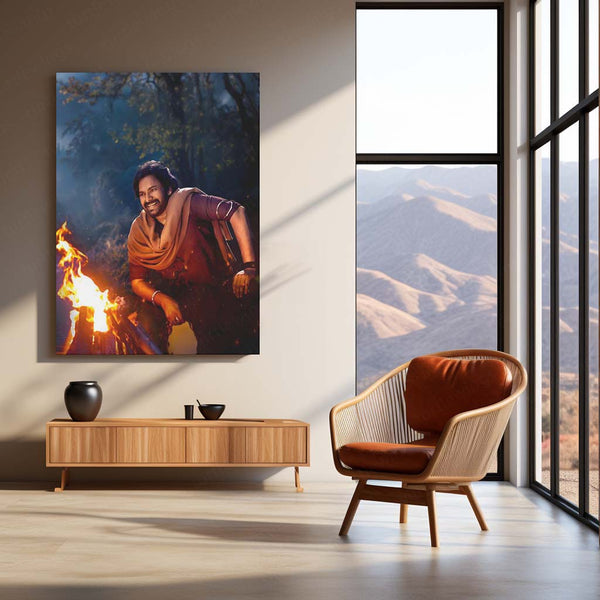 Pawan Kalyan Metal Frame | Telugu Superstar Wall Art 03 - TURTLEWINGS 