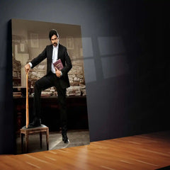 Pawan Kalyan – Power Star Metal Poster | Tollywood Icon Wall Frame 01