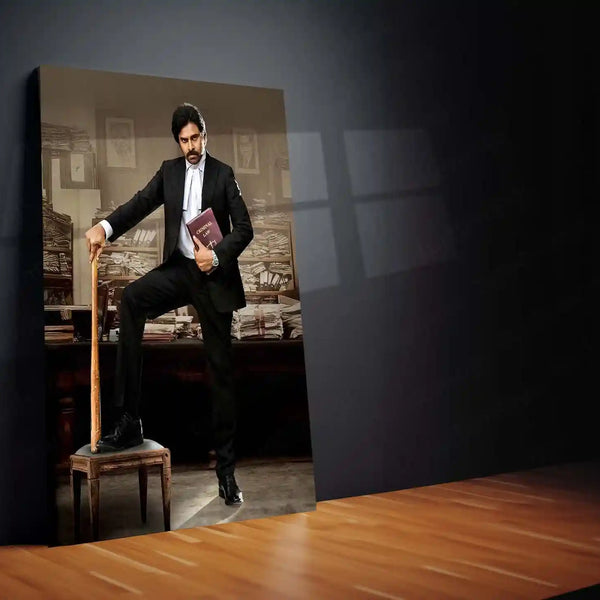 Pawan Kalyan – Power Star Metal Poster | Tollywood Icon Wall Frame 01