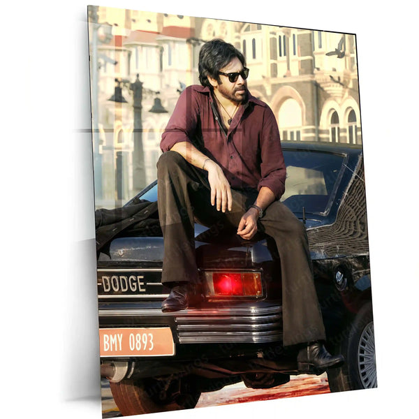 Pawan Kalyan – Power Star Metal Poster | Tollywood Icon Wall Frame 02