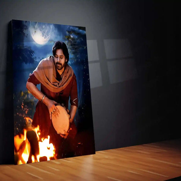 Pawan Kalyan – Power Star Metal Poster | Tollywood Icon Wall Frame 04