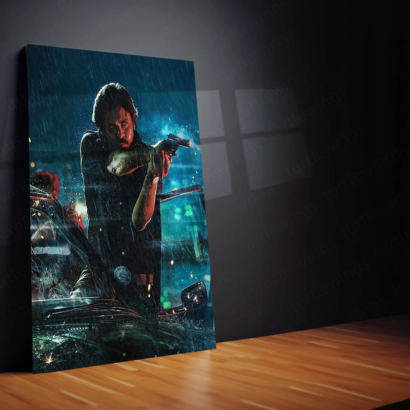 Pawan Kalyan – Power Star Metal Poster | Tollywood Icon Wall Frame 05