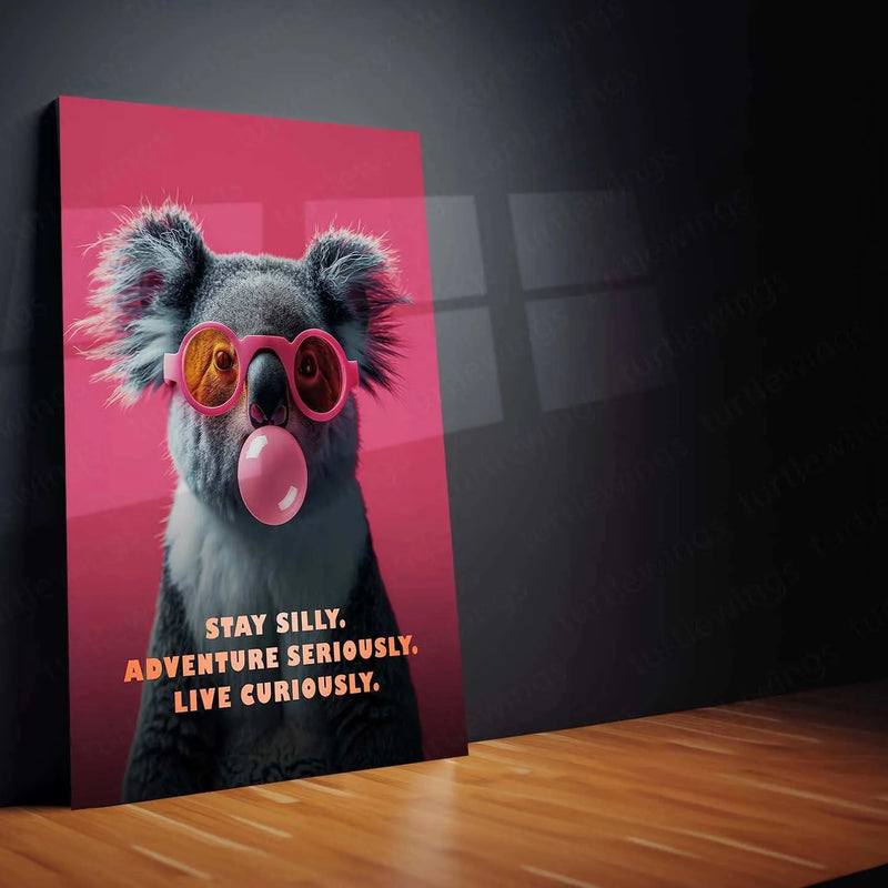 Koala Portrait – Anthony Burrill Style Artwork by Pinch - TURTLEWINGS 