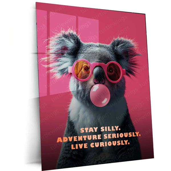 Koala Portrait – Anthony Burrill Style Artwork by Pinch - TURTLEWINGS 