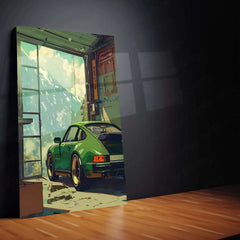 Porsche Art Metal Poster – Luxury Sports Car Wall Decor 2 - TURTLEWINGS 