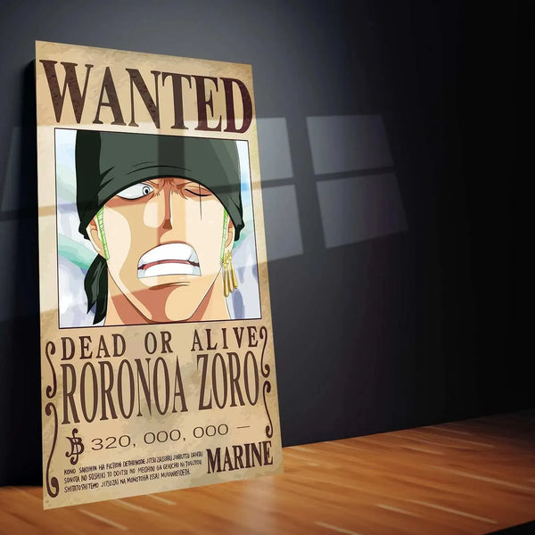 zoro Metal Poster | One Piece Awakening Art | Joy Boy Anime Wall Decor - TURTLEWINGS 