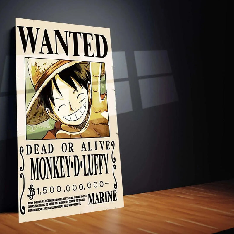 luffy Metal Poster | One Piece Awakening Art | Joy Boy Anime Wall Decor (Copy) - TURTLEWINGS 