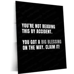 [Quote] – Motivational Metal Poster | Mindset x Visual Wall Art | Premium Aluminum Print