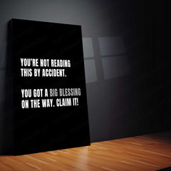 [Quote] – Motivational Metal Poster | Mindset x Visual Wall Art | Premium Aluminum Print