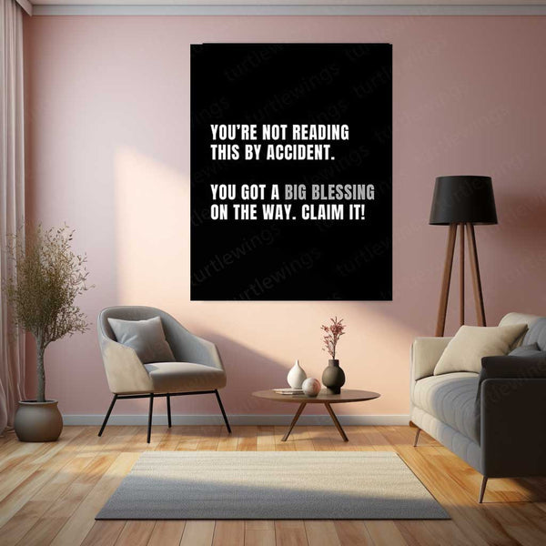 [Quote] – Motivational Metal Poster | Mindset x Visual Wall Art | Premium Aluminum Print