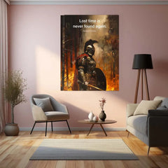 Spartan Warrior Metal Poster – 