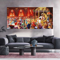 Chhatrapati Shivaji Maharaj Rajyabhishek Sohala Metal Frame – A Regal Tribute - TURTLEWINGS 