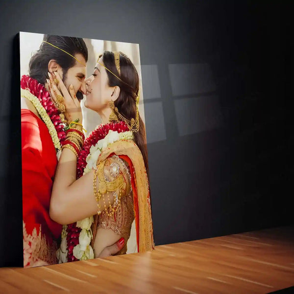 Rashmika Mandanna & Vijay Deverakonda – Wedding Elegance | Celebrity Romance Metal Frame - TURTLEWINGS 