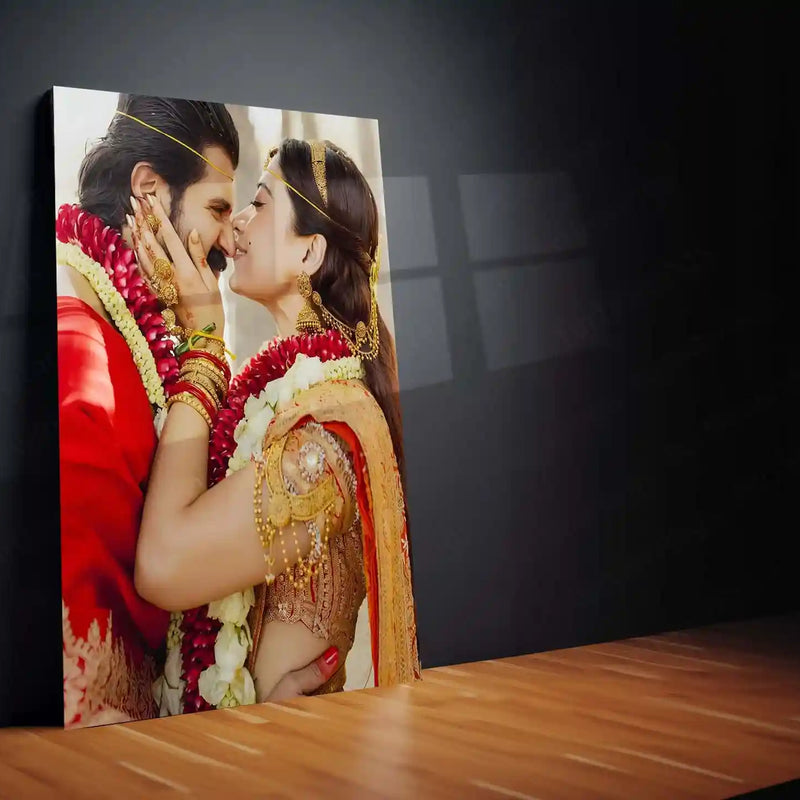 Rashmika Mandanna & Vijay Deverakonda – Wedding Elegance | Celebrity Romance Metal Frame - TURTLEWINGS 