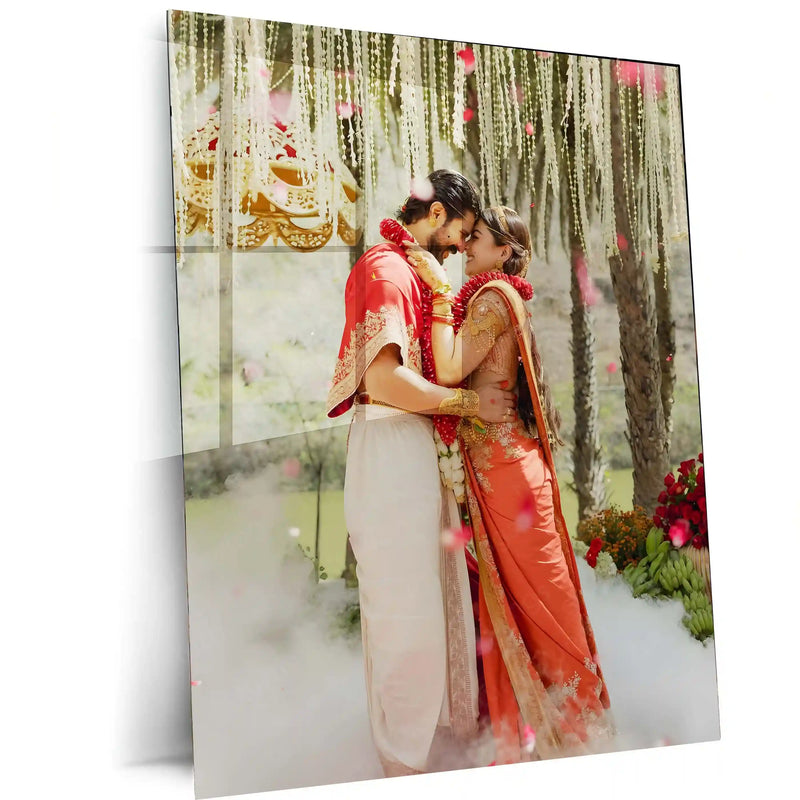 Rashmika Mandanna & Vijay Deverakonda – Wedding Elegance | Celebrity Romance Metal Frame 03 - TURTLEWINGS 