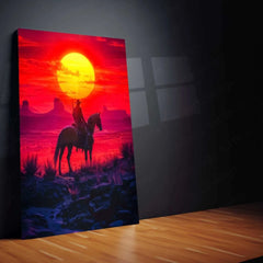 Red Dead Redemption Metal Poster - TURTLEWINGS 
